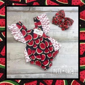 Pete + Lucy Magical Watermelon Romper